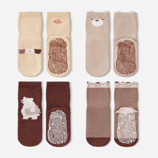 Where is Bear's Sleeping Cap- 4 Pairs of Stay-On Baby & Toddler Non-Slip Socks E-book