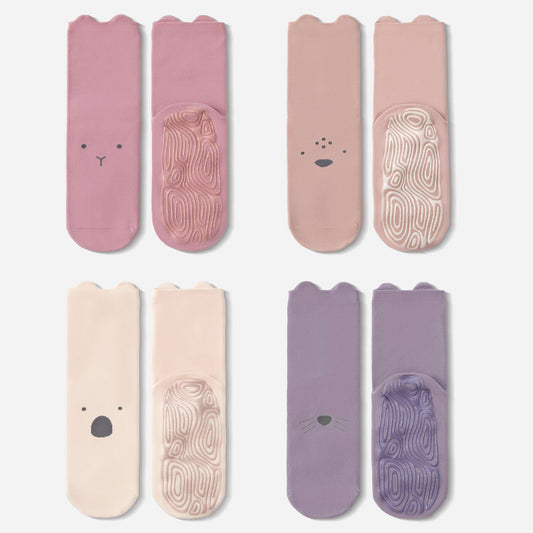 Into The Wild- 4 Pairs of Adult Non-Slip Socks