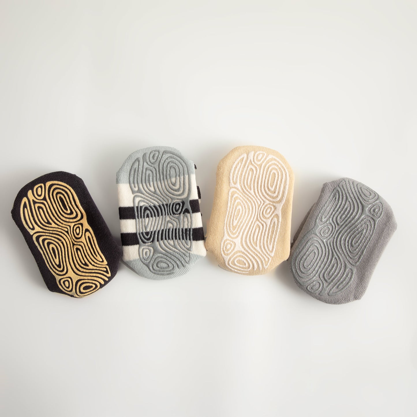 Neu - Into The Wild III - Extra warm - 4 Paar rutschfeste Socken für Babys und Kleinkinder