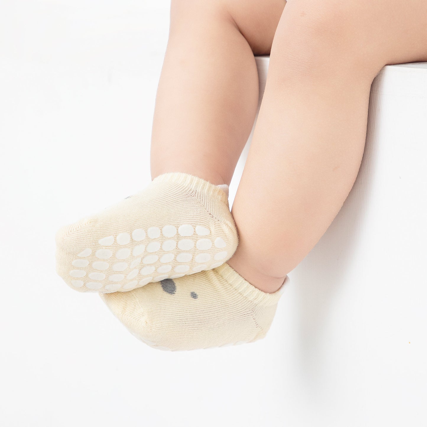 Into The Wild Short- 4 Pairs of Stay-On Baby & Toddler Non-Slip Socks