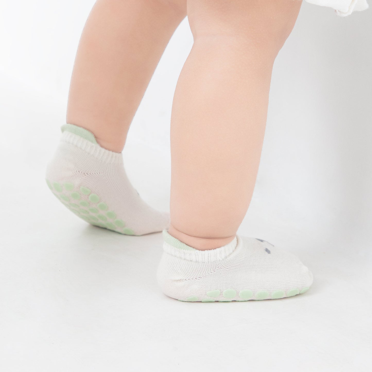 Into The Wild Short- 4 Pairs of Stay-On Baby & Toddler Non-Slip Socks