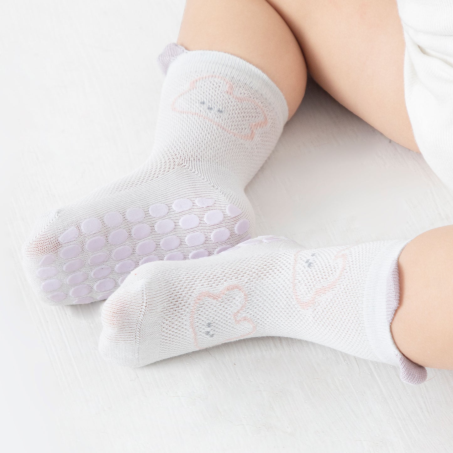Into the Wild Short - 4 Paar rutschfeste Socken für Babys und Kleinkinder