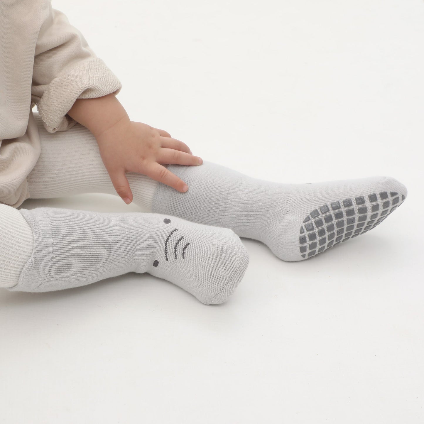 Into The Wild II - Extra Warm- 4 Pairs of Stay-On Baby & Toddler Non-Slip Socks