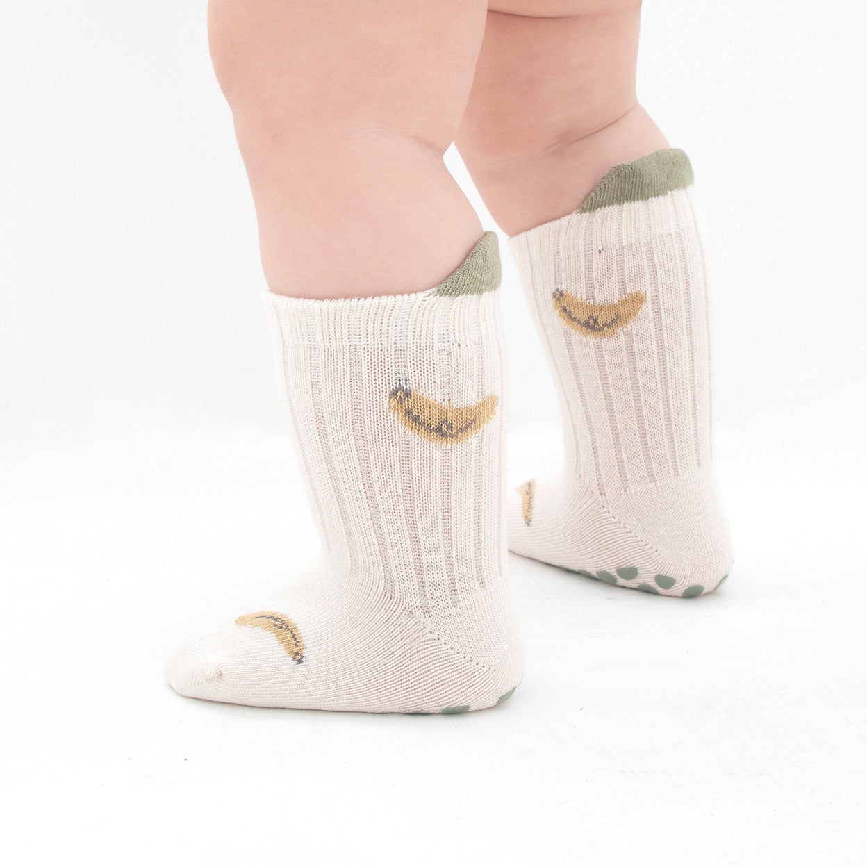 Fruit Salad- 4 Pairs of Stay-On Baby & Toddler Non-Slip Socks