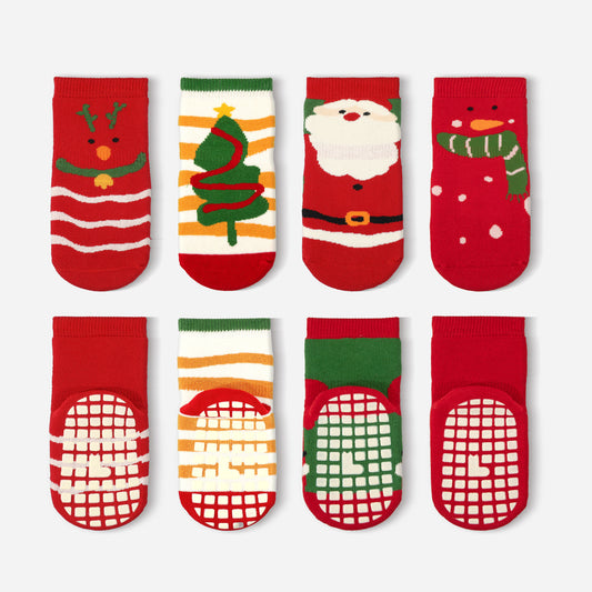 Xmas Grip Socks, Extra Warm- 4 Pairs, Limited Edition- only 100 Sets