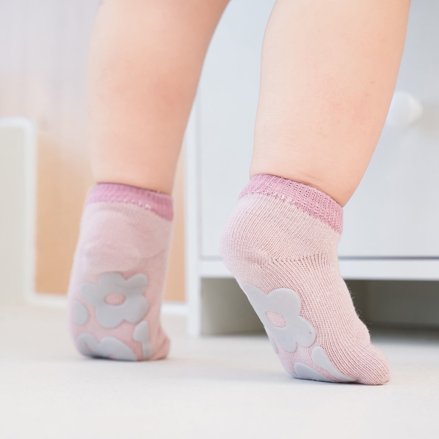 I Love U - 5 pairs of Stay-On Baby & Toddler Non-Slip Socks