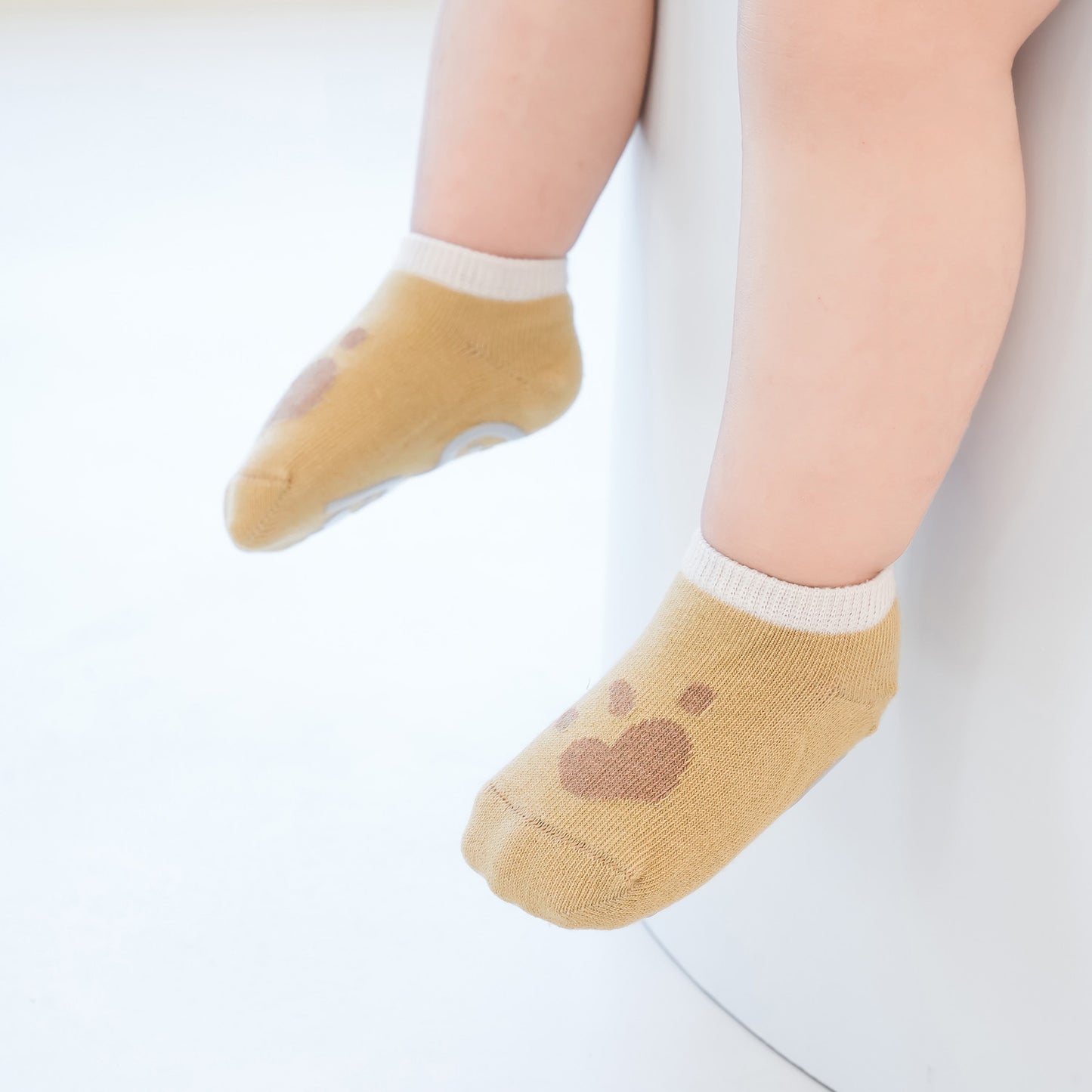 I Love U - 5 pairs of Stay-On Baby & Toddler Non-Slip Socks