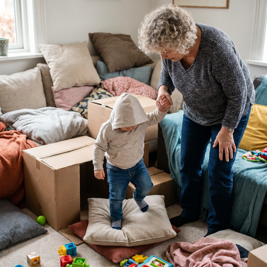 Indoor Play Ideas When Grandkids Visit
