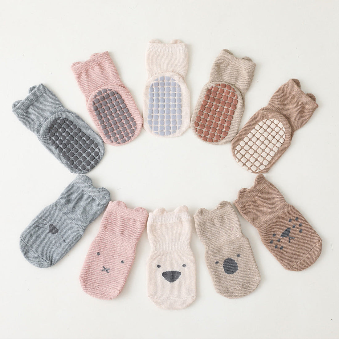 Why are non-slip socks good for infants?