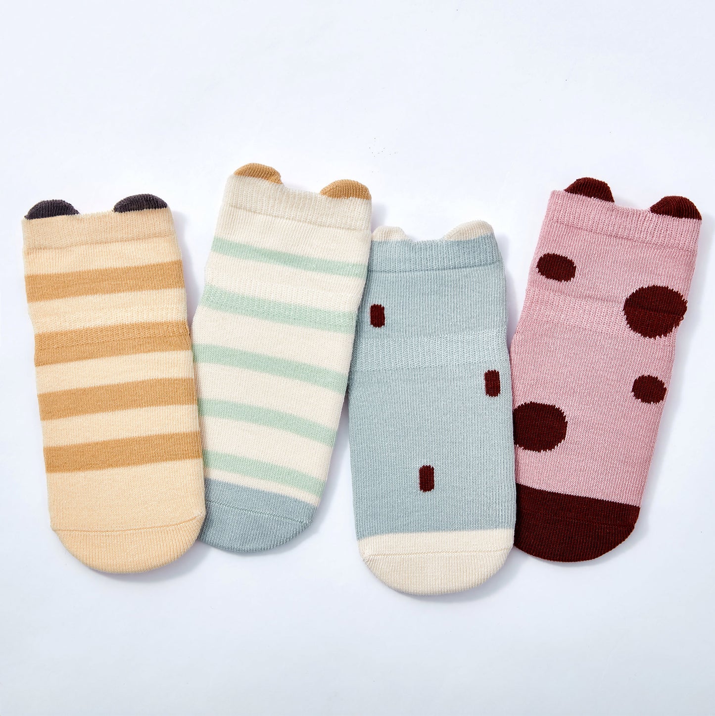 Neu – Marienkäfer &amp; Freunde – Bio – 4 Paar rutschfeste Socken für Babys und Kleinkinder (Kopie)