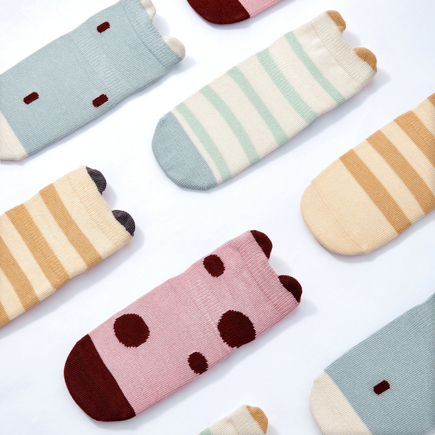 Neu – Marienkäfer &amp; Freunde – Bio – 4 Paar rutschfeste Socken für Babys und Kleinkinder (Kopie)