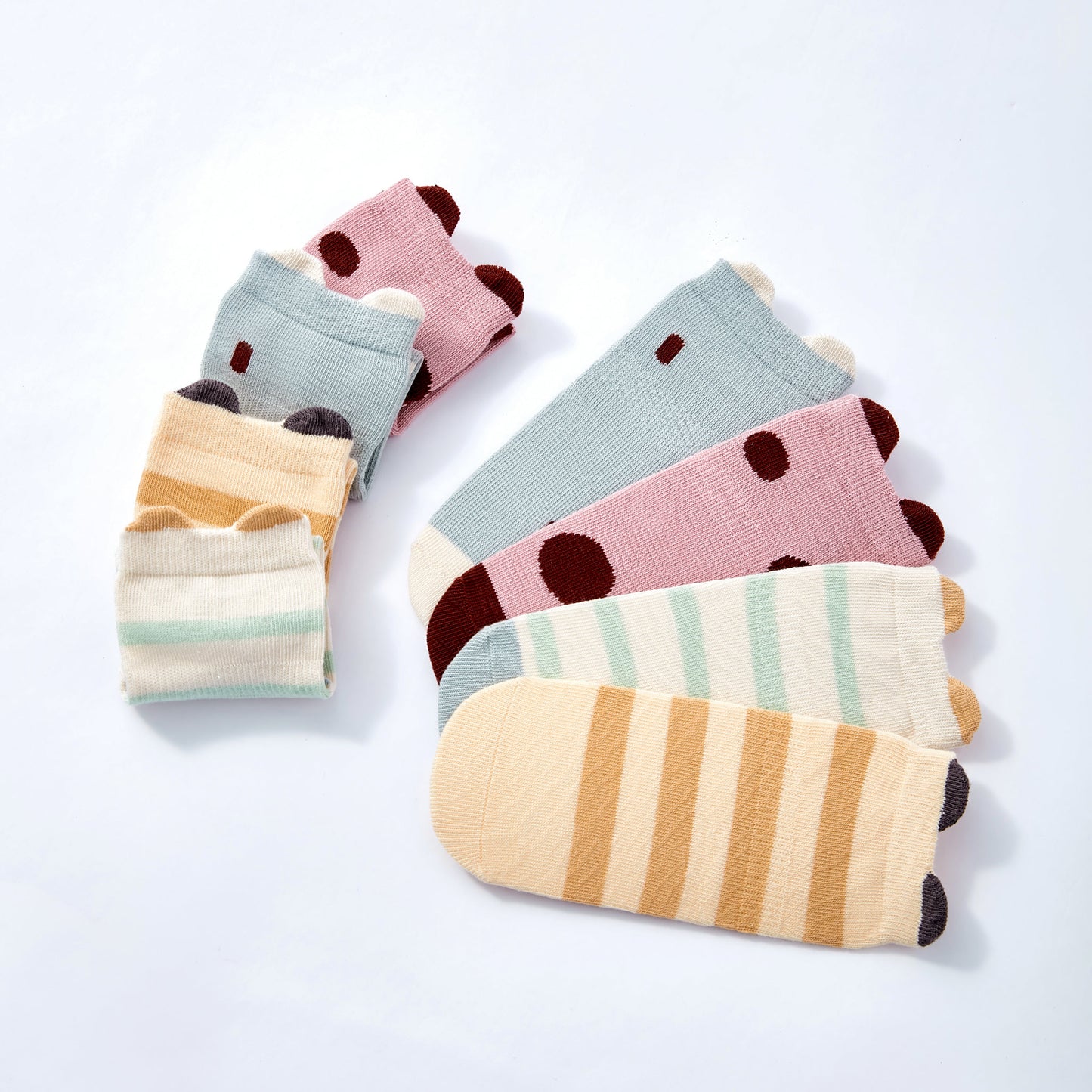 Neu – Marienkäfer &amp; Freunde – Bio – 4 Paar rutschfeste Socken für Babys und Kleinkinder (Kopie)