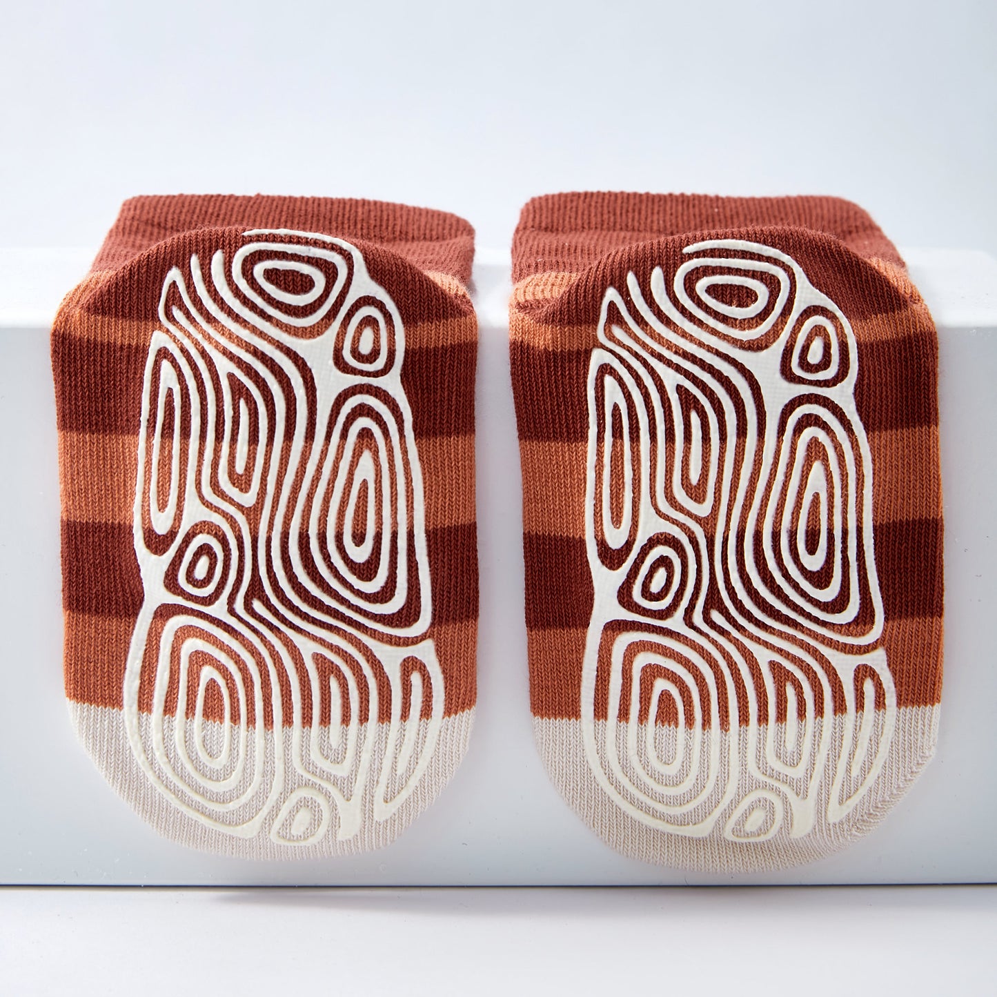 New- Critter Crew II- 4 Pairs of Stay-On Baby & Toddler Non-Slip Socks