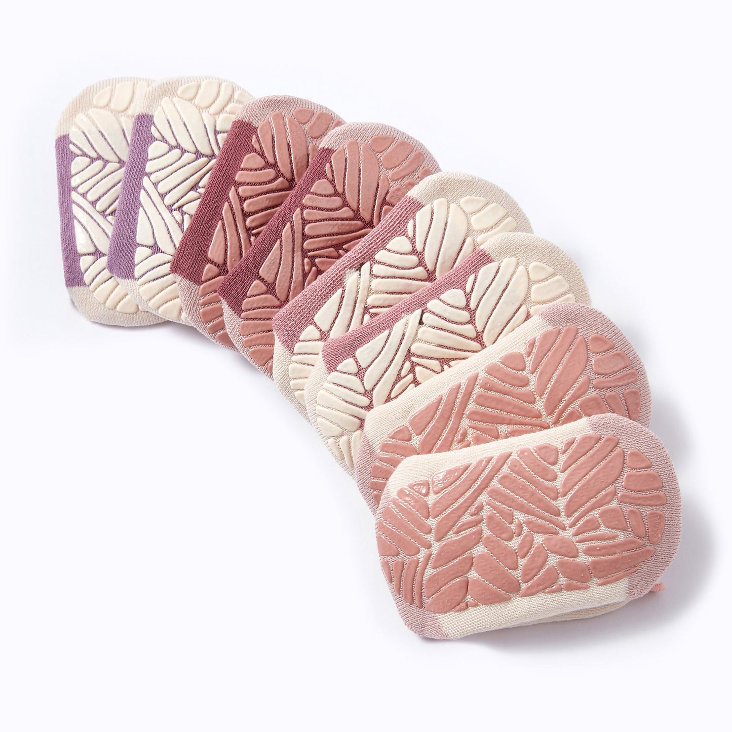 New- Little Wonder Things II- 4 Pairs of Stay-On Baby & Toddler Non-Slip Socks