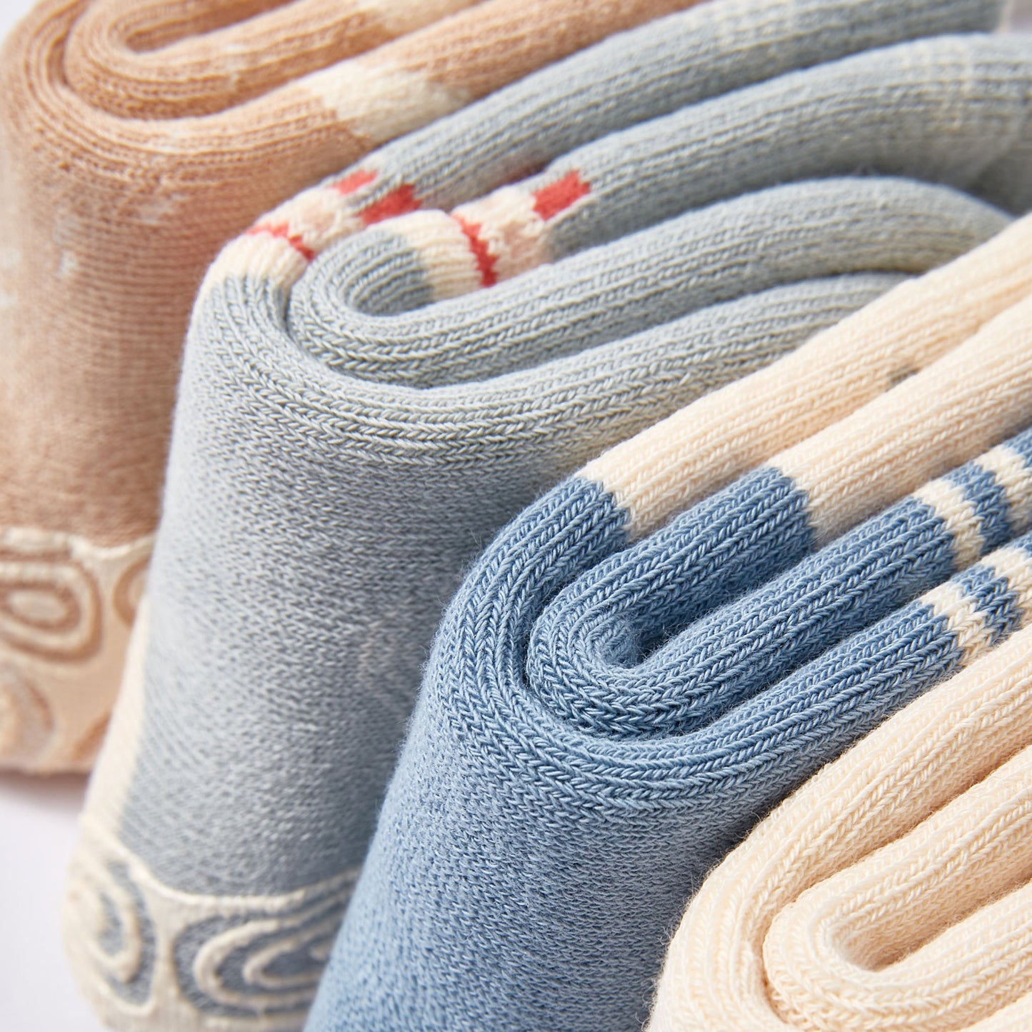 Little Captains - Extra Warm- 4 Pairs of Stay-On Baby & Toddler Non-Slip Socks