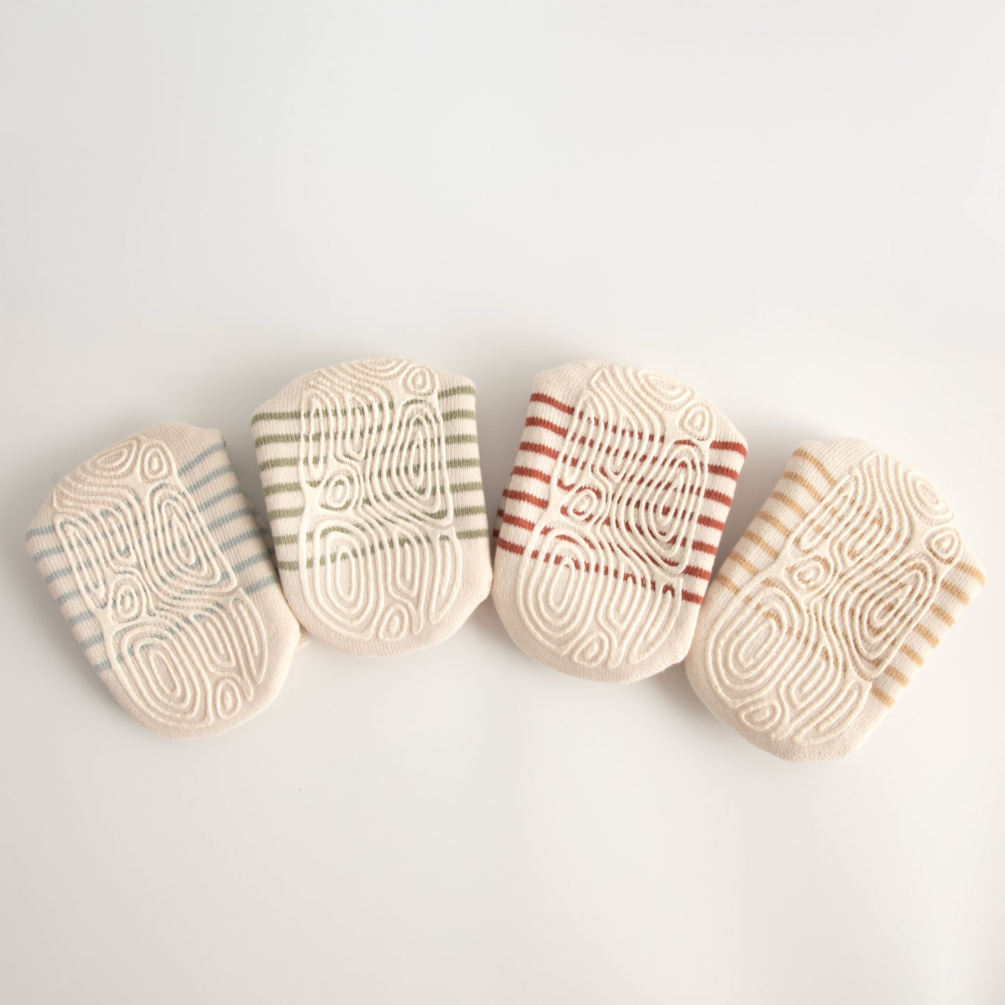 New- The Great Zoo Escape, Extra Warm- 4 Pairs of Stay-On Baby & Toddler Non-Slip Socks