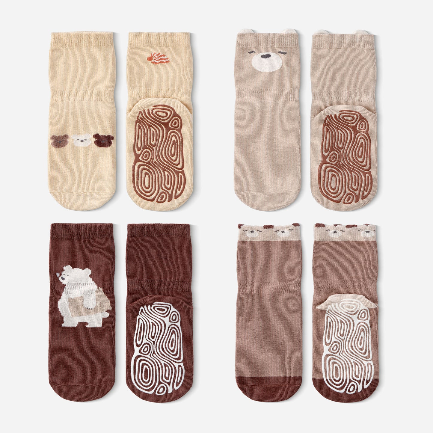 Where is Bear's Sleeping Cap- 4 Pairs of Stay-On Baby & Toddler Non-Slip Socks  E-book