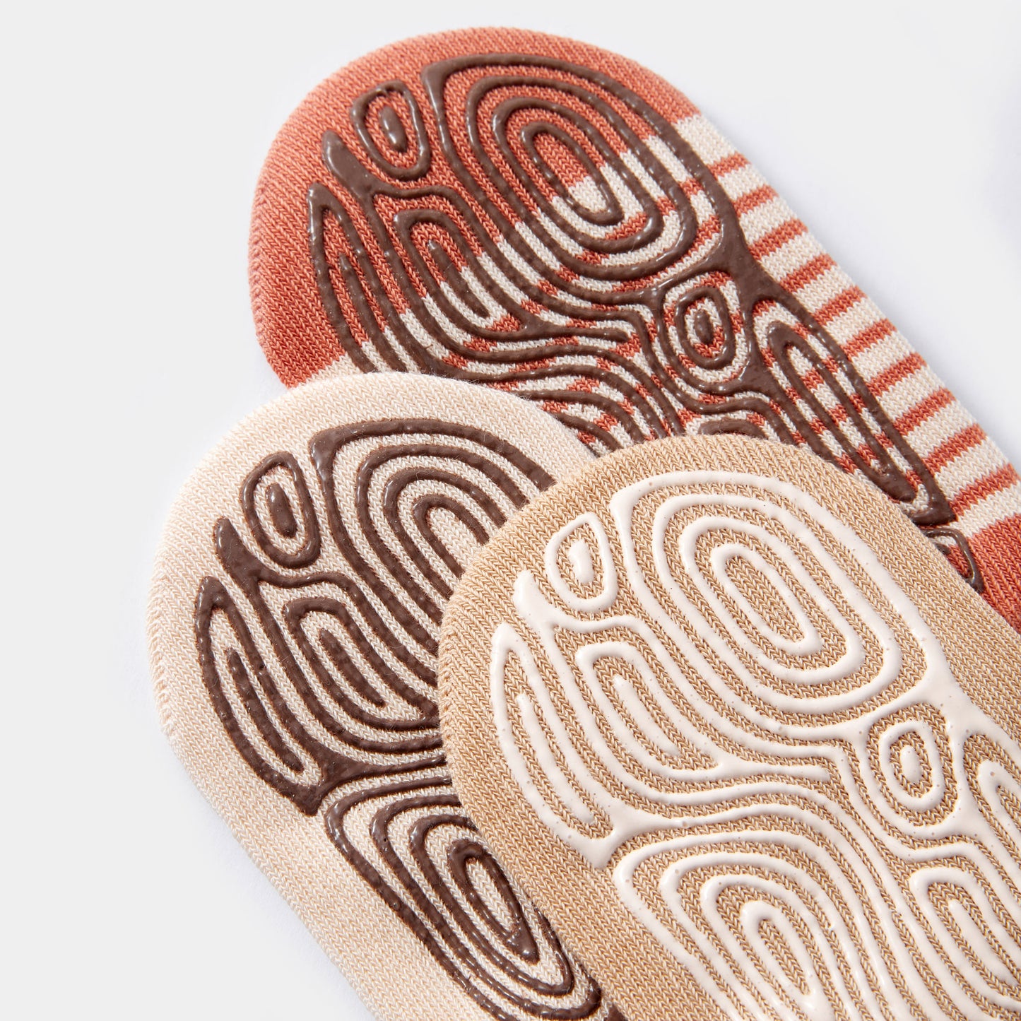 New- Critter Crew III- 4 Pairs of Stay-On Baby & Toddler Non-Slip Socks