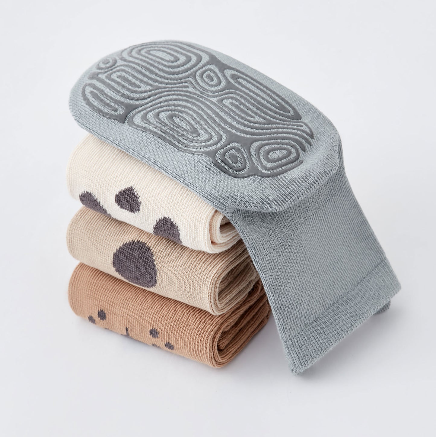 Into The Wild- 4 Pairs of Stay-On Baby & Toddler Non-Slip Socks