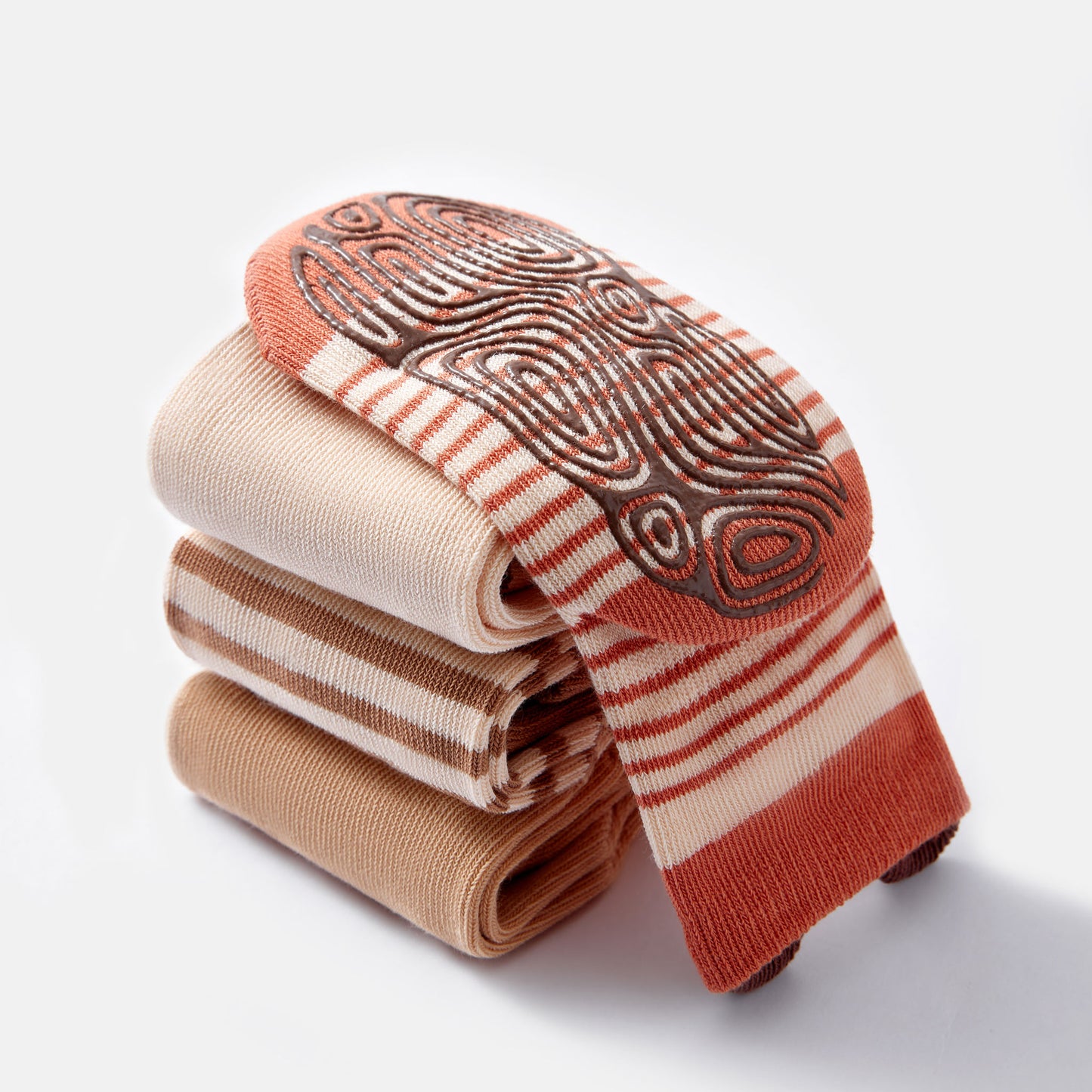 New- Critter Crew III- 4 Pairs of Stay-On Baby & Toddler Non-Slip Socks