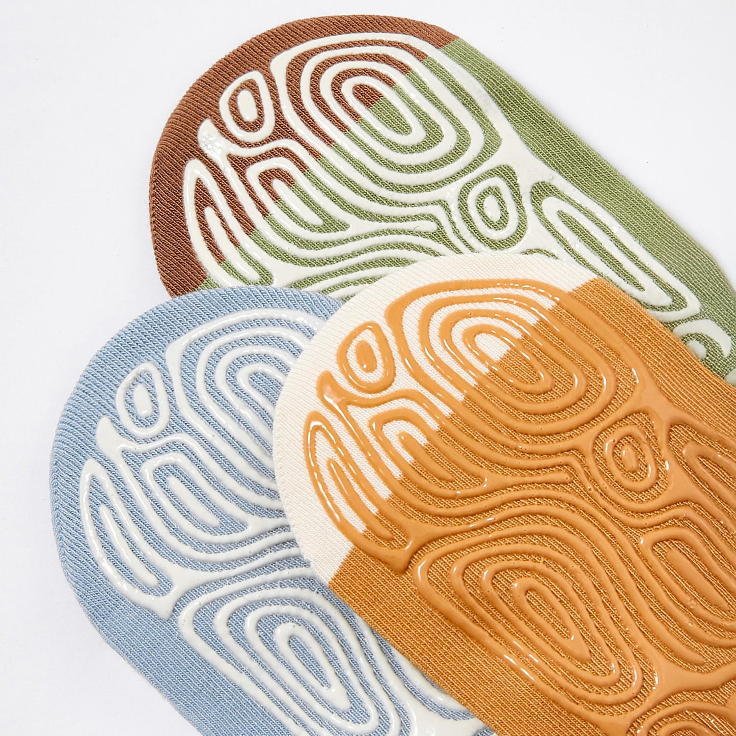 New- Koko & Bambu - 4 Pairs of Stay-On Baby & Toddler Non-Slip Socks