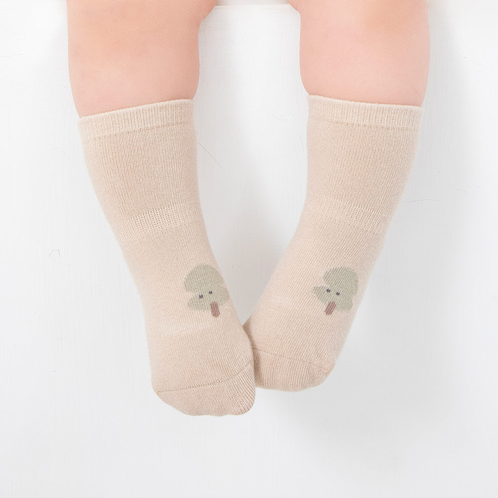 Forest Life- 4 Pairs of Stay-On Baby & Toddler Non-Slip Socks