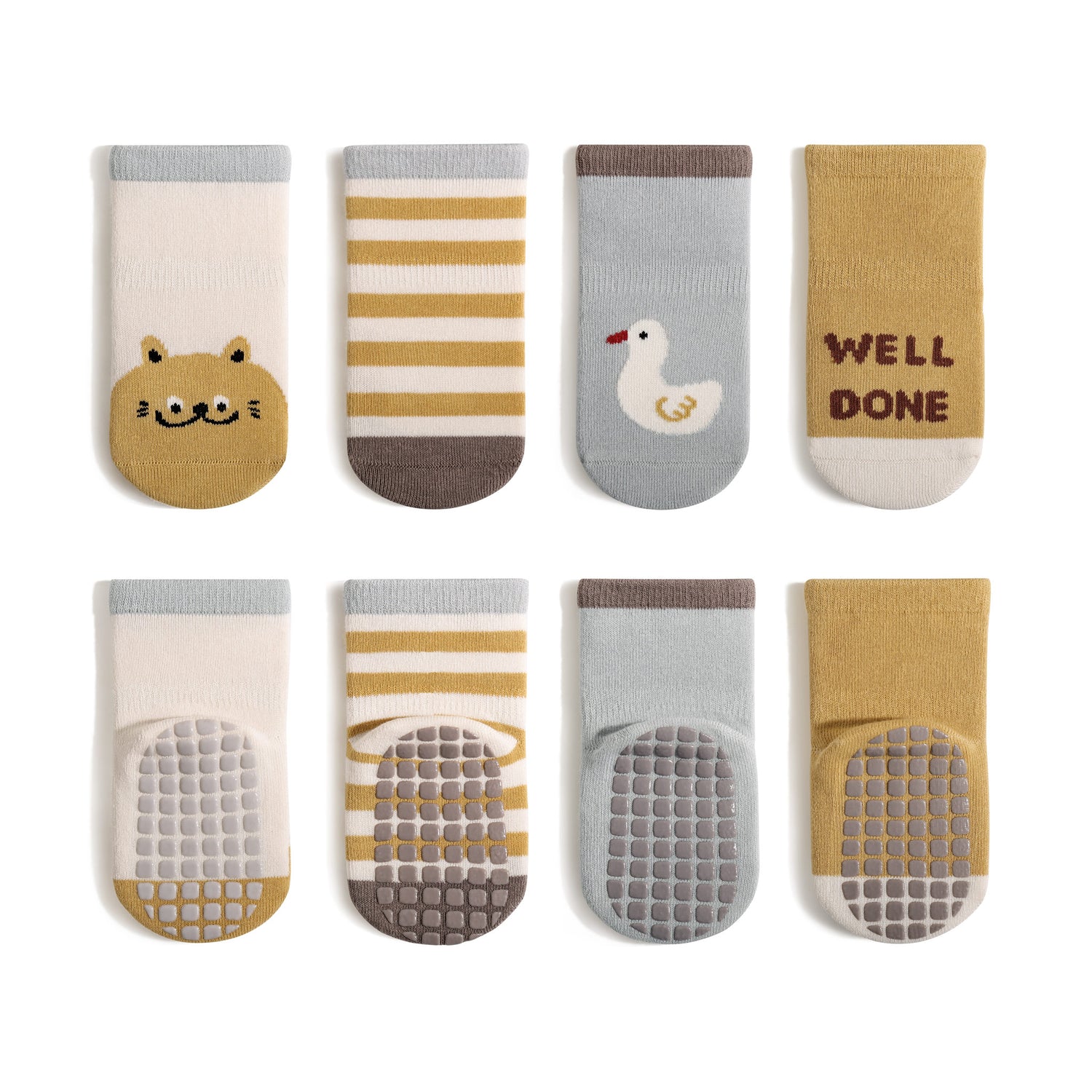 Eco-friendly toddler grip socks made from organic materials