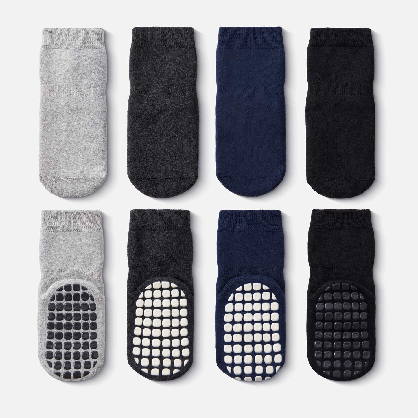 Everyday Explorer - Super Warm - 4 paires de chaussettes antidérapantes Stay-On pour bébé et tout-petit
