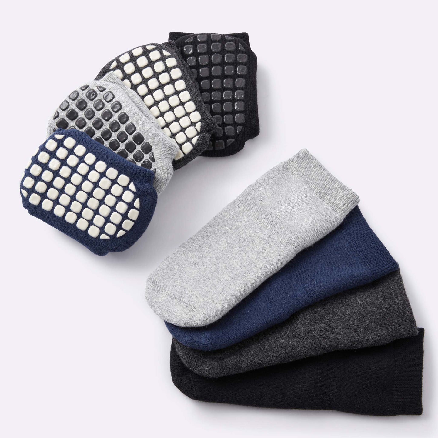 Everyday Explorer - Super Warm - 4 paires de chaussettes antidérapantes Stay-On pour bébé et tout-petit