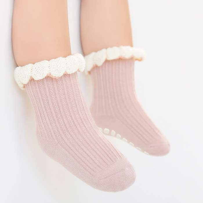 Nouveau - Let's Dance - 4 paires de chaussettes à picots antidérapants pour jeune enfant