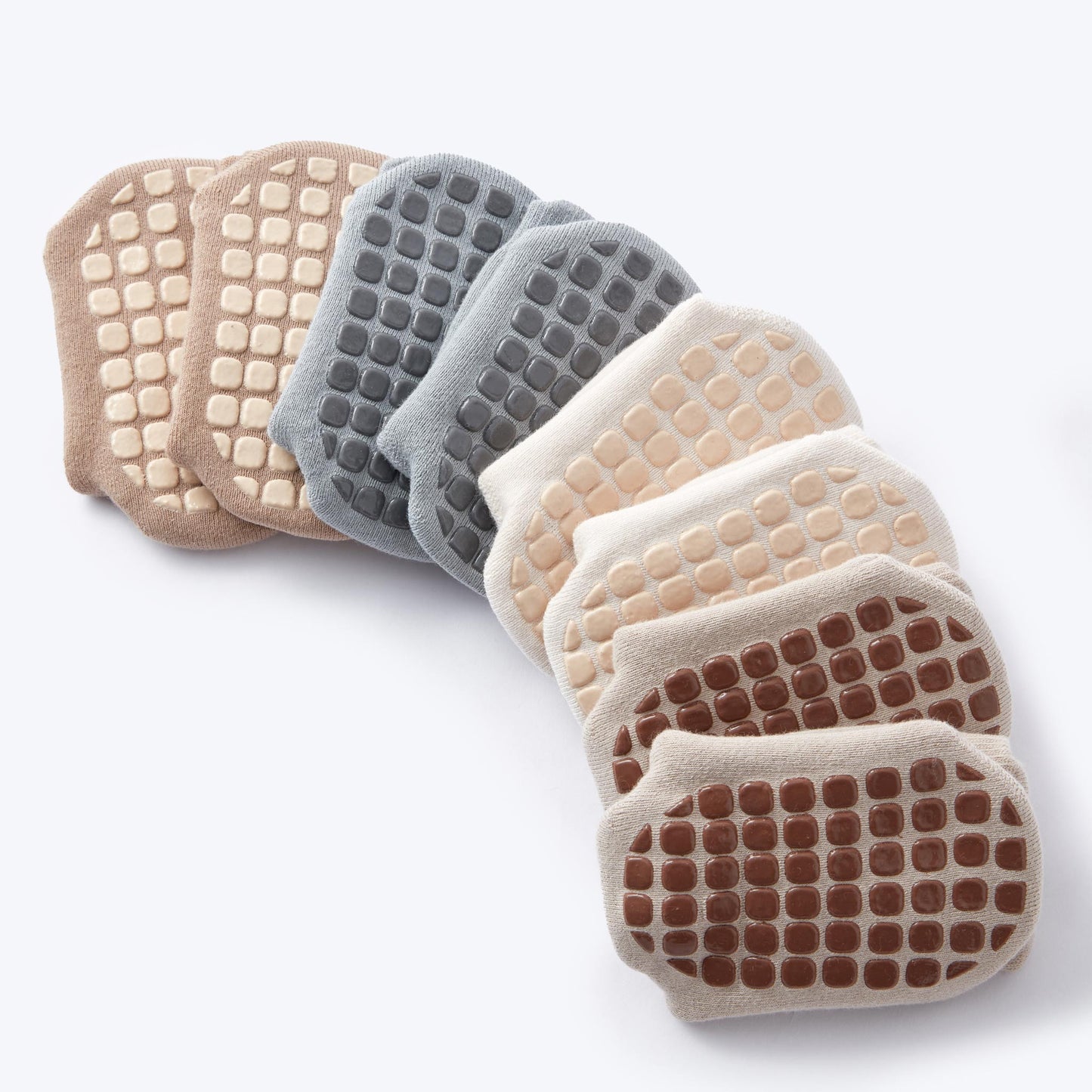 Into The Wild- Super Warm- 4 Pairs of Stay-On Baby & Toddler Non-Slip Socks