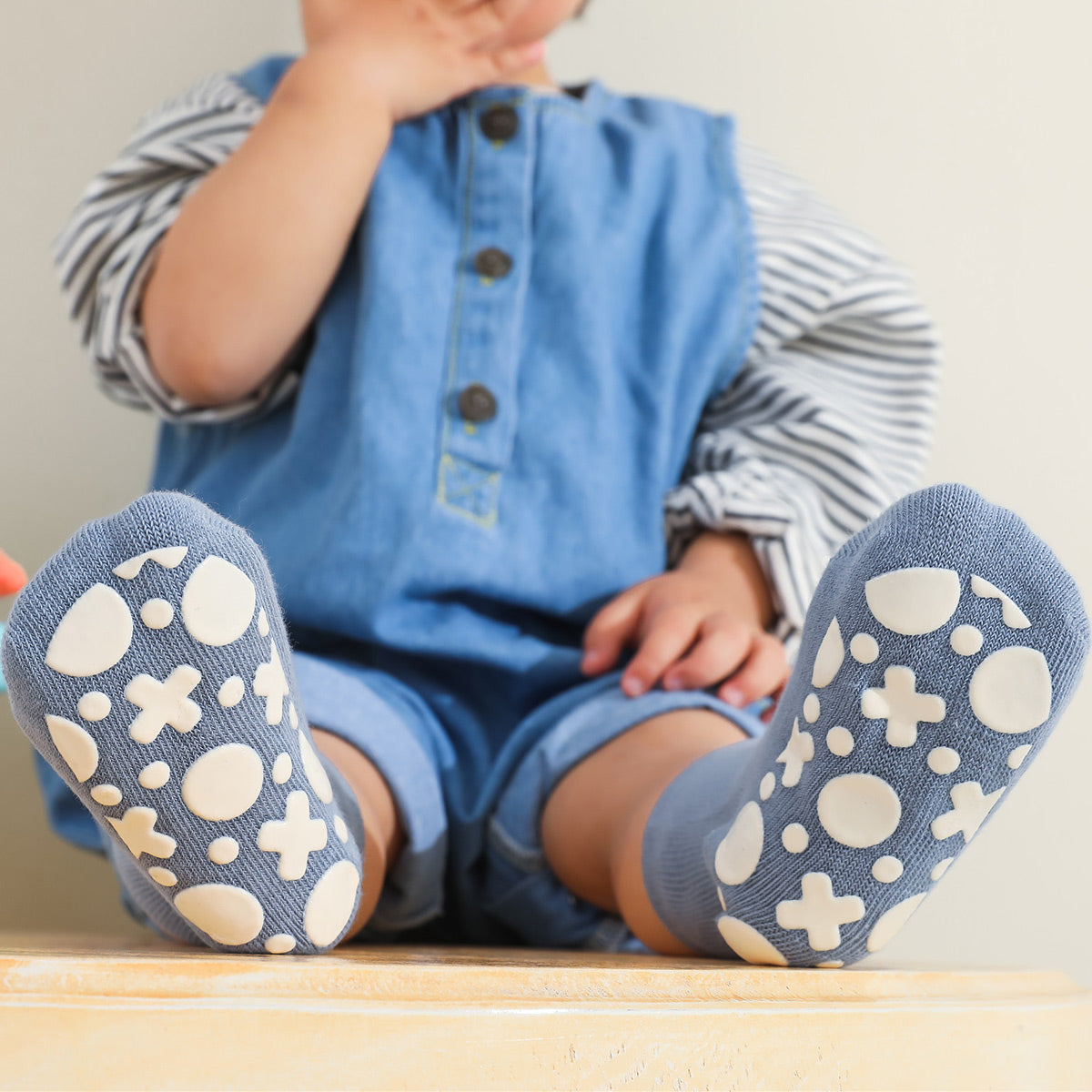 Dream Lifestyle 5Pairs Baby Non Slip Socks Toddler Socks With